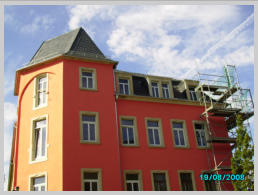 Eindeckung mit Betondachsteinen